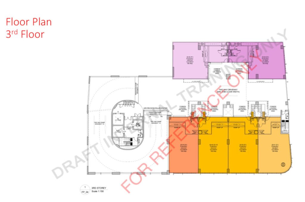 Harrison Food 3rd Floor (Mezzaine) Floor Plan