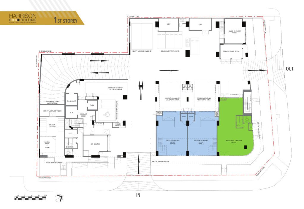 Harrison Food Building #1 Floor Plan