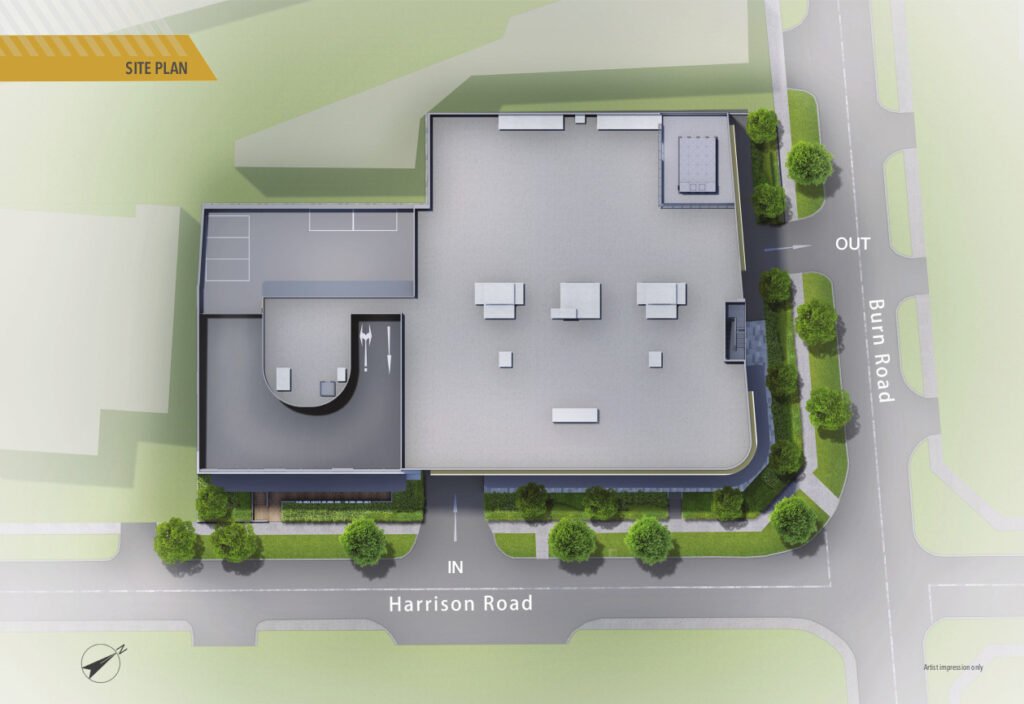 Harrison Food Building Sitemap